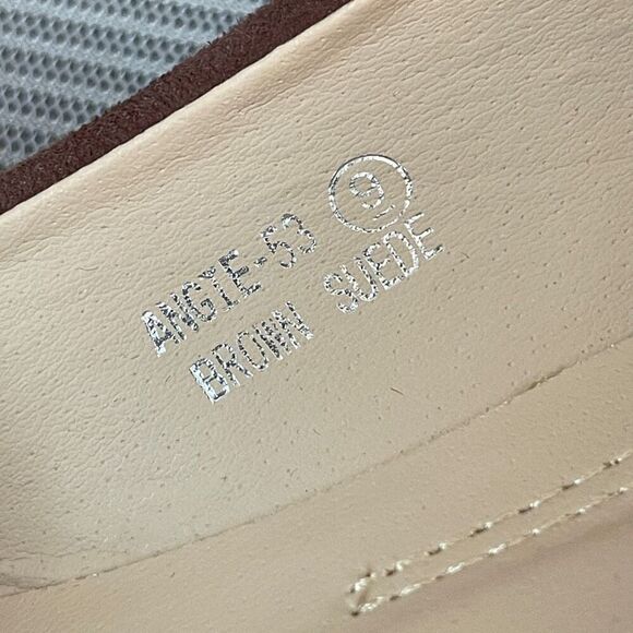 BELLA MARIE Angela Brown Suede Pointed Toe Ballet Flats, 9M - Picture 8 of 9